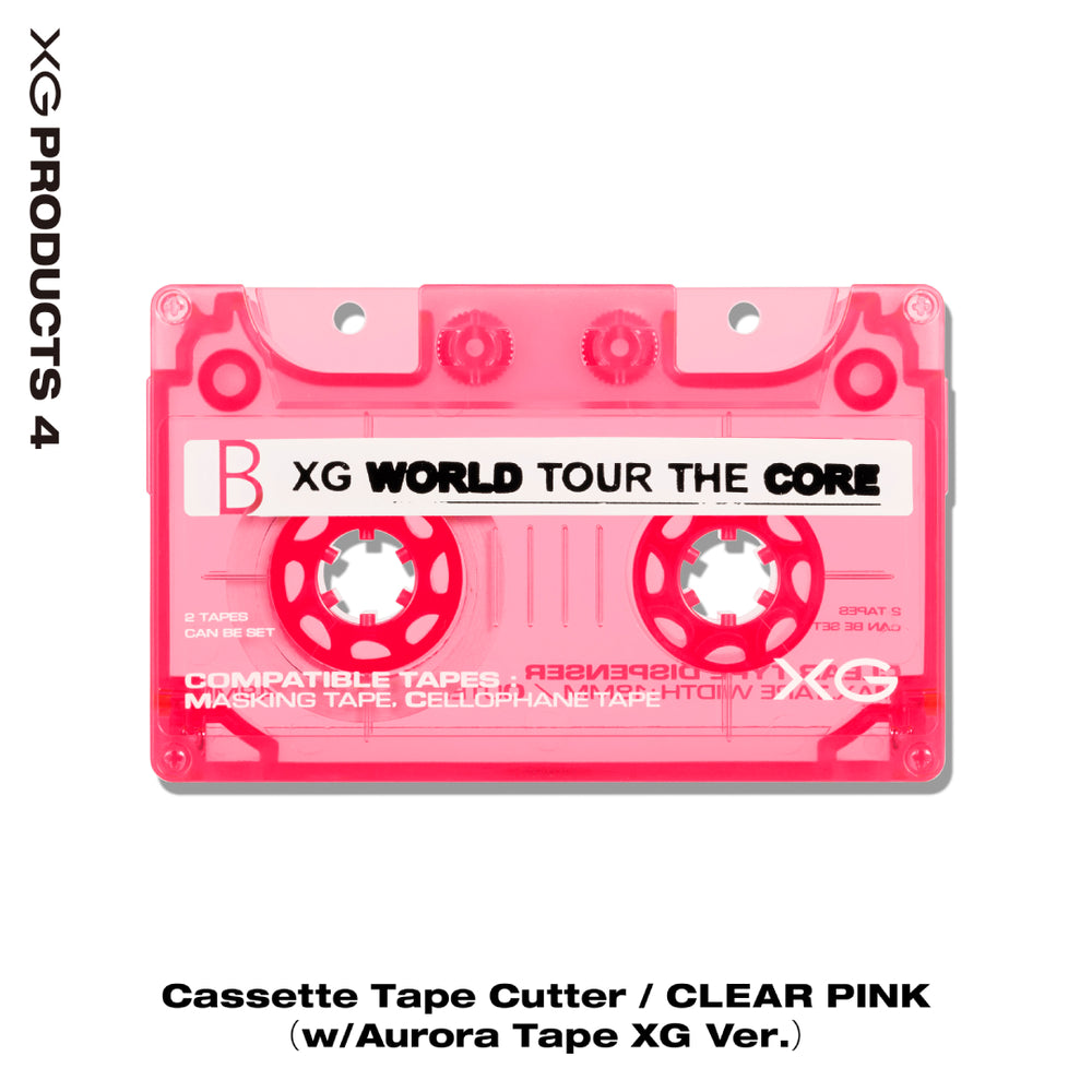 Cassette Tape Cutter / CLEAR PINK（w/Aurora Tape XG Ver.） – XGALX