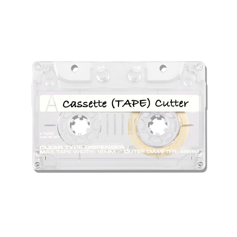Cassette Tape Cutter / CLEAR（w/Aurora Tape XG Ver.）