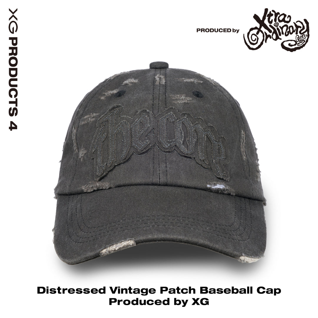 Distressed Vintage Patch Baseball Cap Produced by XG – XGALX OFFICIAL SHOP