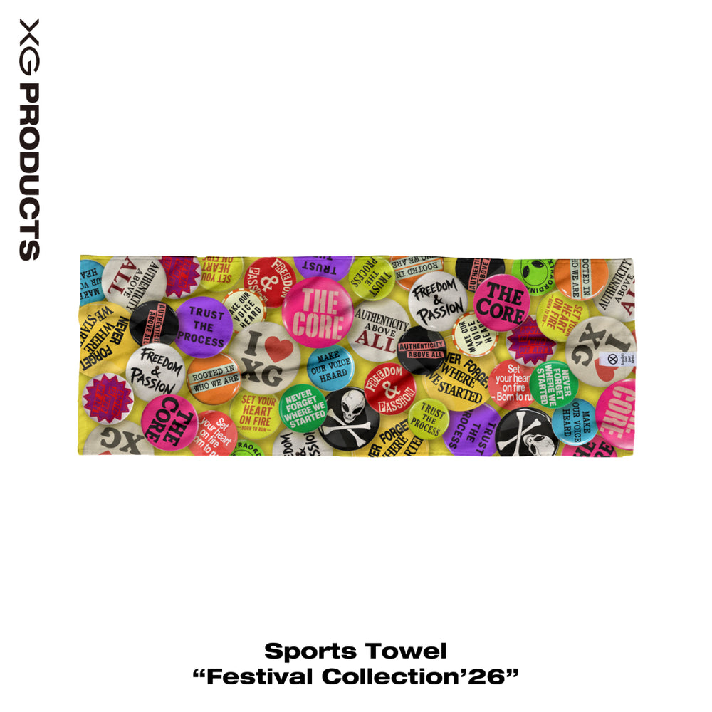 ミュージシャン XG FUJI ROCK FESTIVAL 26 Sports Towel Sports Towel “Festival Collection'26” – XGALX OFFICIAL SHOP