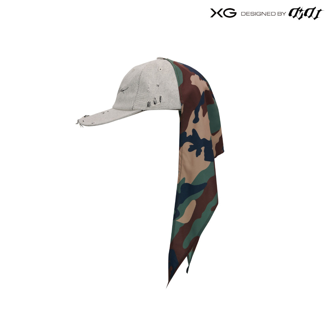
                  
                    【BLACK FRIDAY】XG×DIDU Scarf Camo Cap curated by envision / BEIGE
                  
                