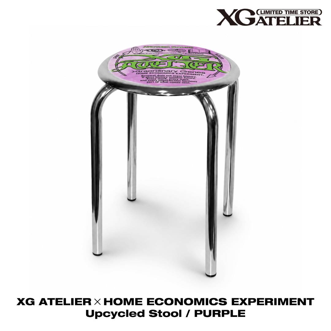 
                  
                    XG ATELIER×HOME ECONOMICS EXPERIMENT Upcycled Stool / PURPLE
                  
                