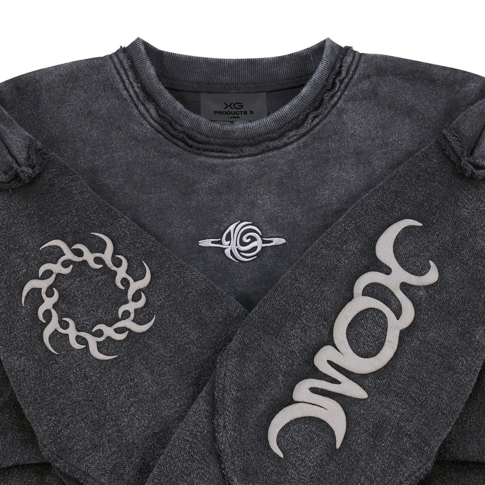 XG Pigment Dyed Docking Sweatshirt Lサイズ BLACK FRIDAY】Pigment Dyed Docking Sweatshirt / PURPLE – XGALX