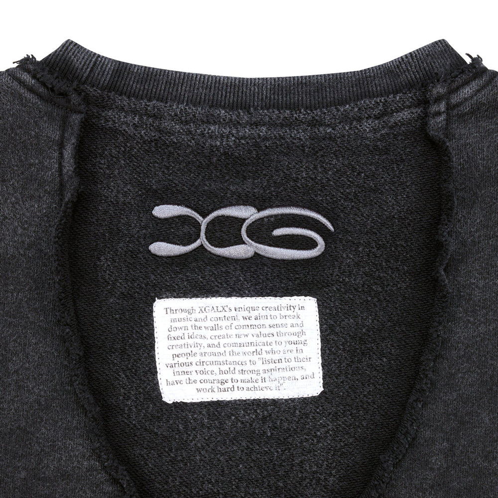 BLACK FRIDAY】Chemical Wash Docking Sweatshirt / BLACK – XGALX