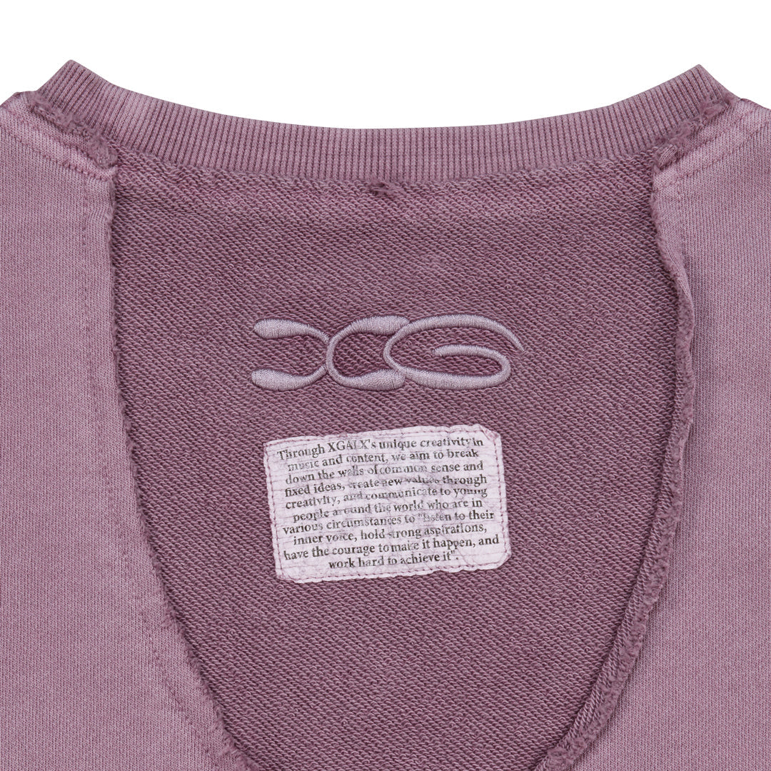 XG Pigment Dyed Docking Sweatshirt Lサイズ BLACK FRIDAY】Pigment Dyed Docking Sweatshirt / PURPLE – XGALX