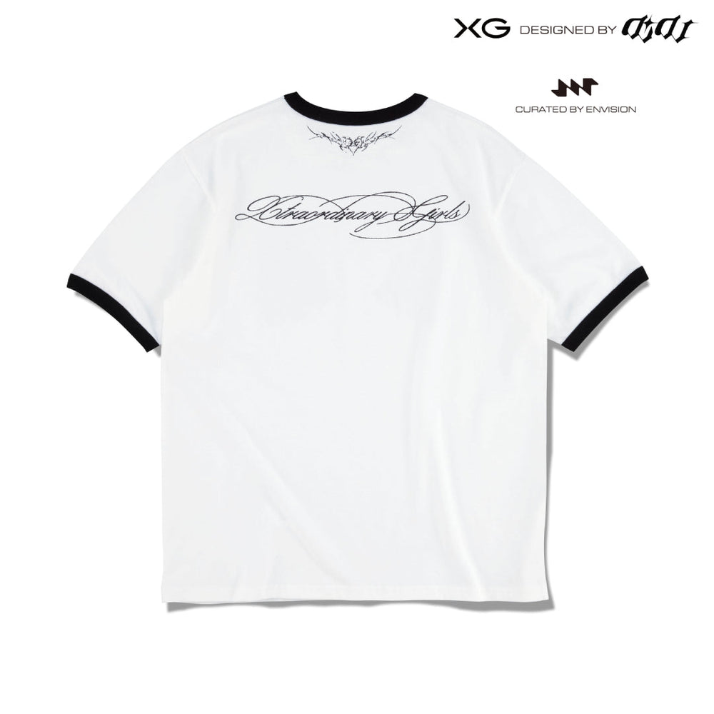 XG × DIDU ENG Ringer Tee WHITE XS BLACK FRIDAY】XG×DIDU curated by Envision presented at ENG Ringer