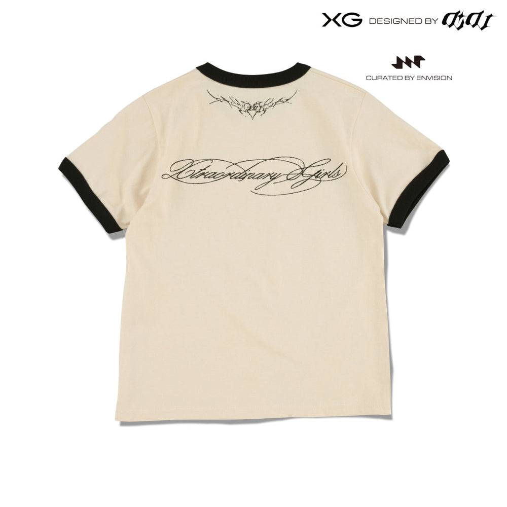 期間限定セール!XG × Didu RingerTee WHITE XS XG × Didu Ringer Tee WHITE ティシャツ ホワイト XS XG × Didu Ringer
