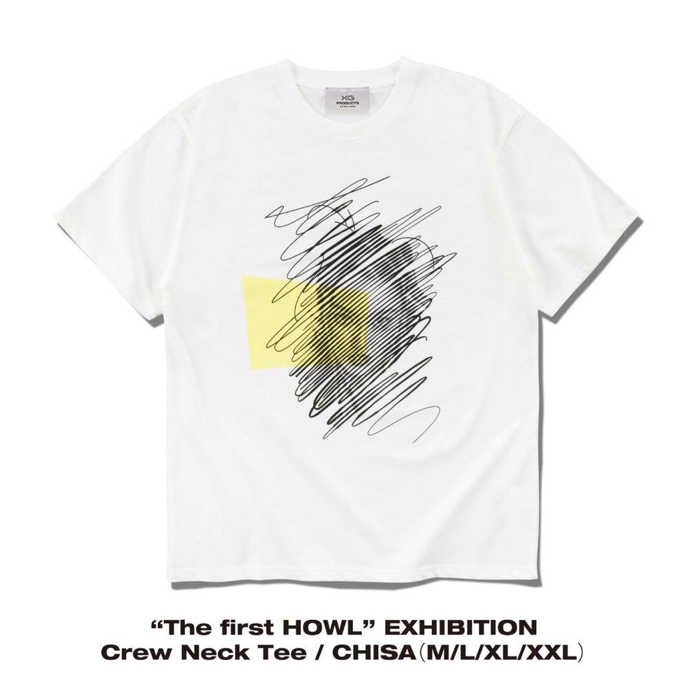 “The first HOWL” EXHIBITION Crew Neck Tee / CHISA