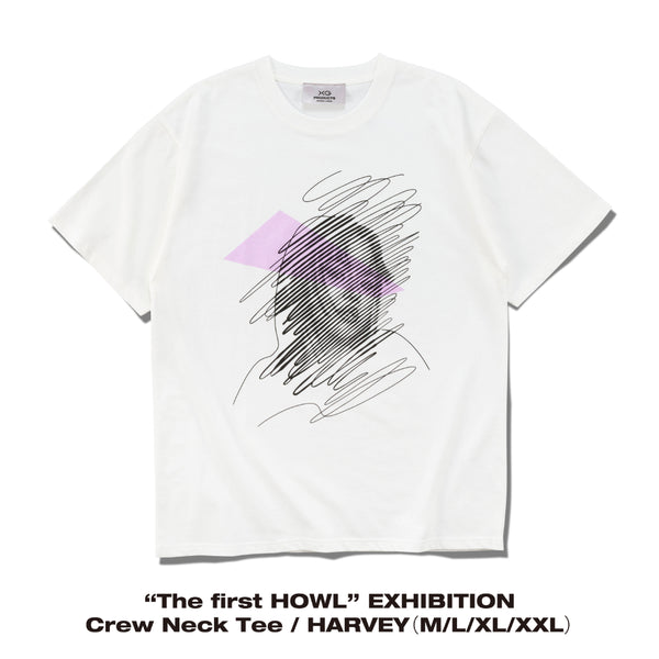 The first HOWL” EXHIBITION Crew Neck Tee / HARVEY – XGALX OFFICIAL