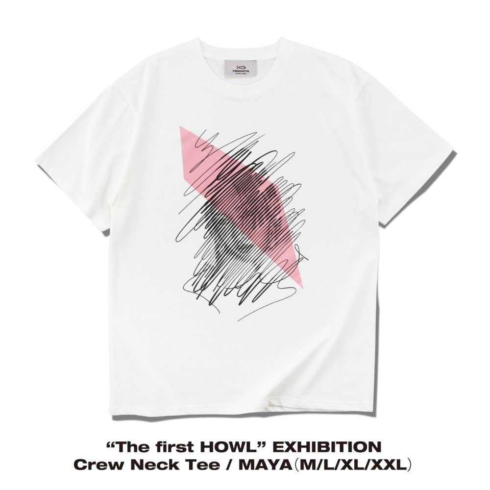 “The first HOWL” EXHIBITION Crew Neck Tee / MAYA