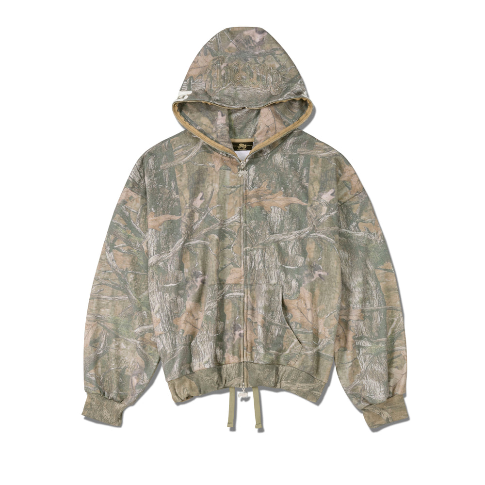 Full Zip Camo Hoodie Produced by XG – XGALX OFFICIAL SHOP
