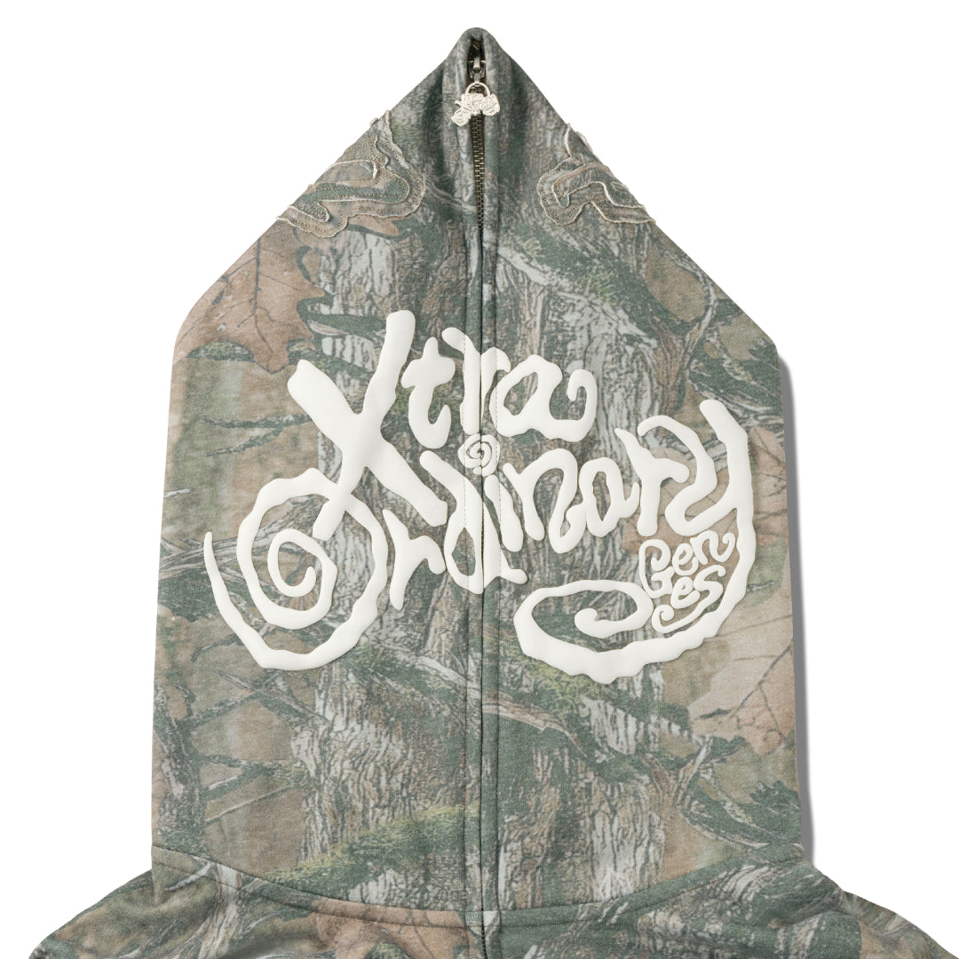 
                  
                    Full Zip Camo Hoodie Produced by XG
                  
                
