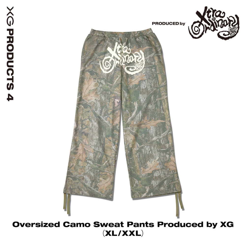 Oversized Camo Sweat Pants Produced by XG – XGALX OFFICIAL SHOP