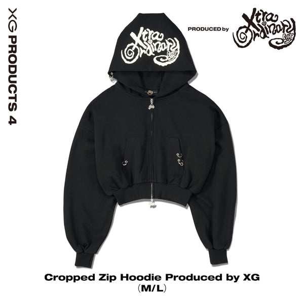 Ships sequentially from early April onward》Cropped Zip Hoodie