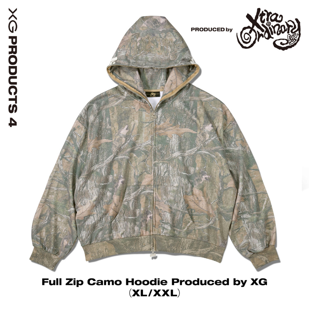 Build-To-Order】Full Zip Camo Hoodie Produced by XG – XGALX