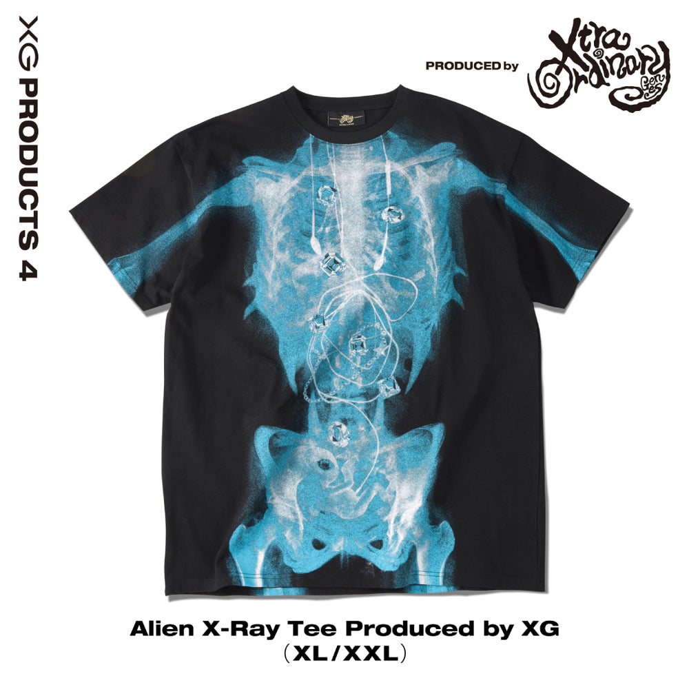 Alien X-Ray Tee Produced by XG（XL / XXL） – XGALX OFFICIAL SHOP
