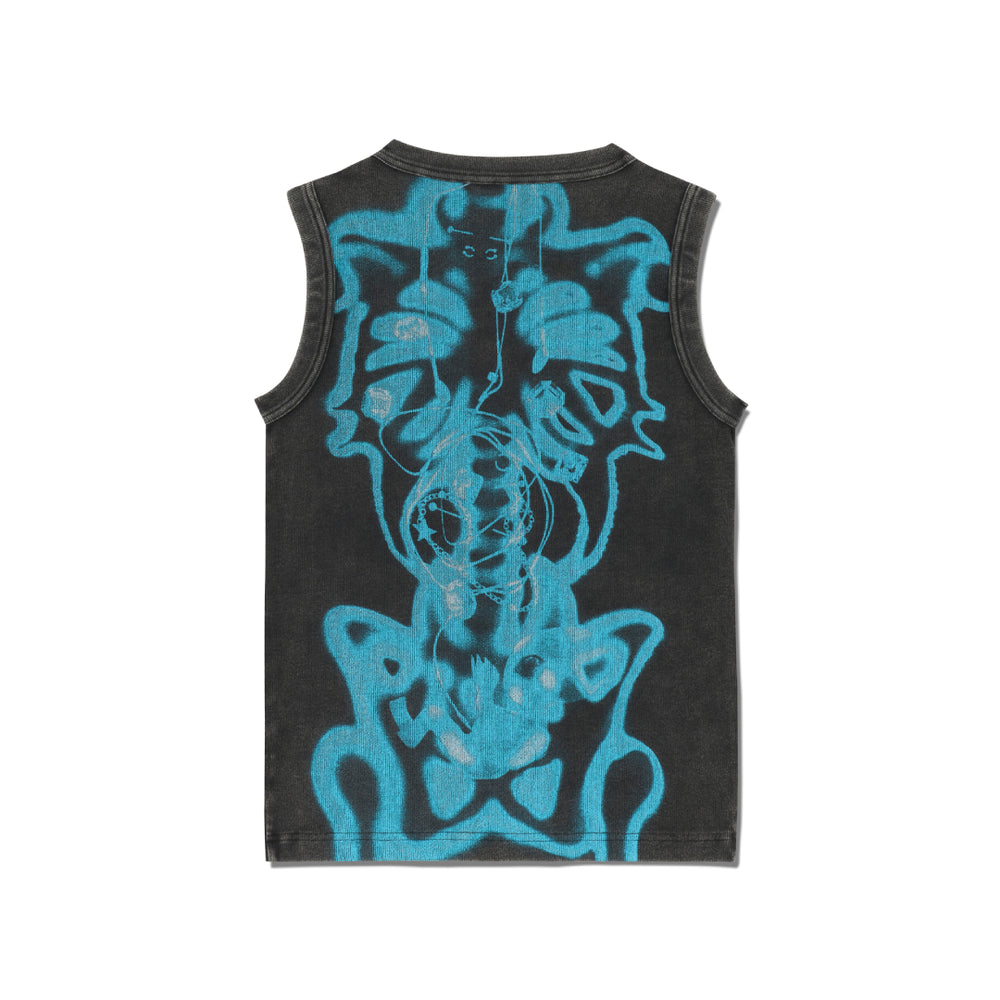 Alien X-Ray Ribbed Tank Top Produced by XG – XGALX OFFICIAL SHOP