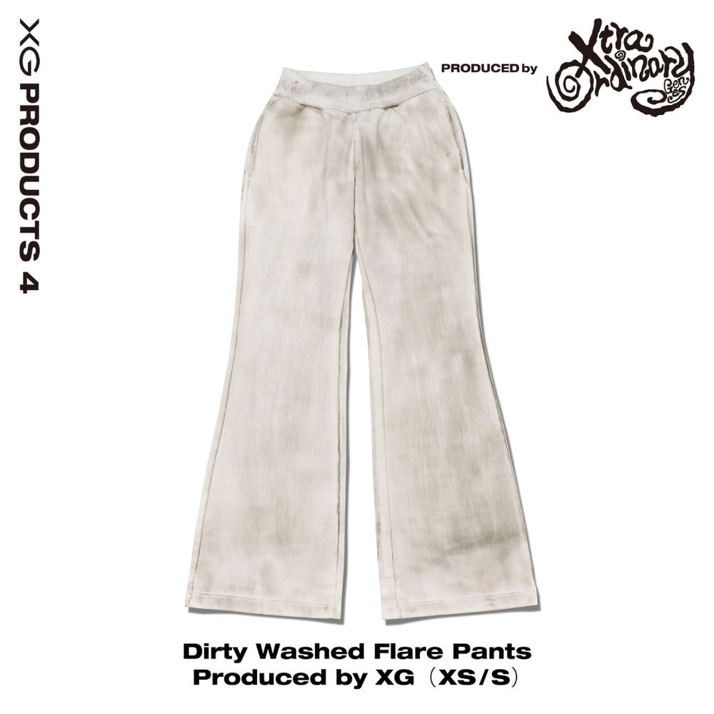 【XG】Dirty Washed Flare Pants・フレアパンツ・ワルツ Dirty Washed Flare Pants Produced by XG – XGALX OFFICIAL SHOP
