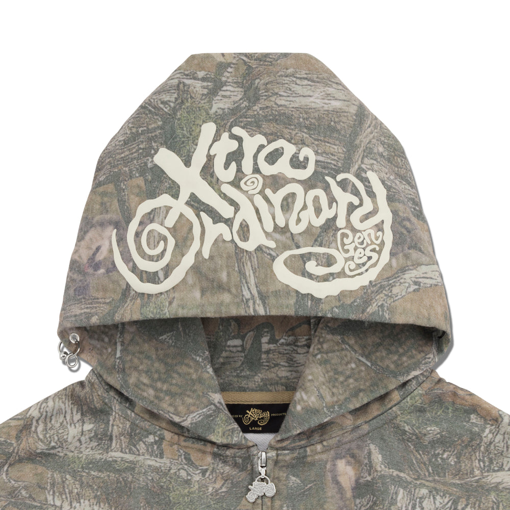 Cropped Camo Zip Hoodie Produced by XG – XGALX OFFICIAL SHOP