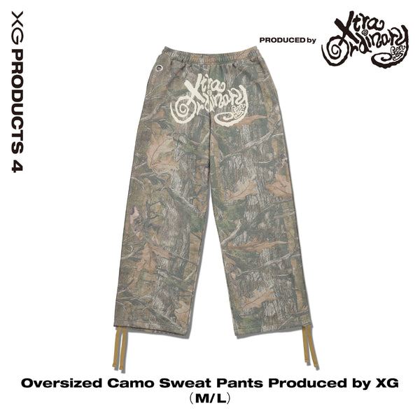 Oversized Camo Sweat Pants XG 【XXL】 Oversized Camo Sweat Pants Produced by XG – XGALX OFFICIAL SHOP
