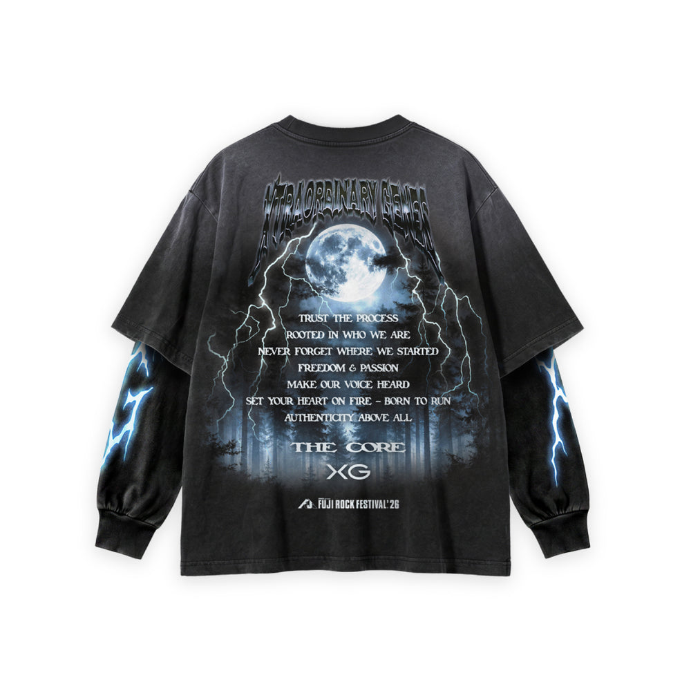 FUJI ROCK FESTIVAL LIMITED】Vintage Wolf Tee / BLACK – XGALX